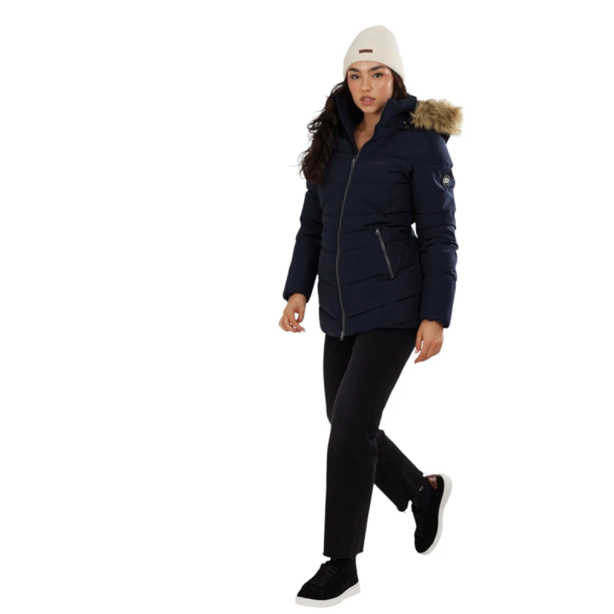Dámská bunda FUNDANGO Prue Padded Jacket-486- patriot blue · záber 4