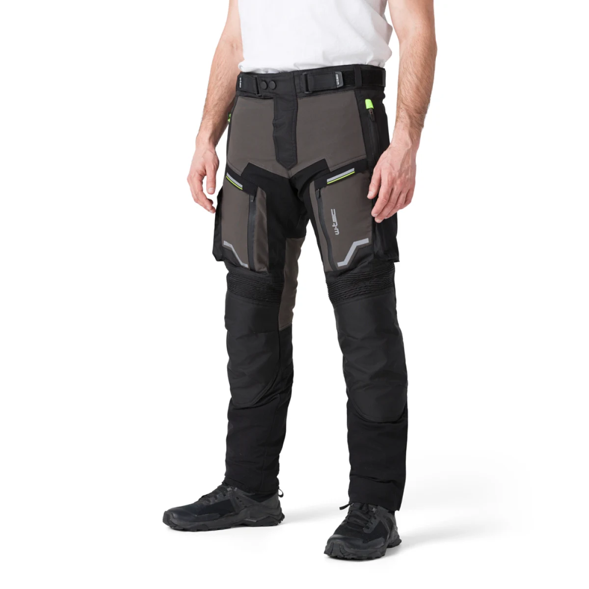 Moto nohavice W-TEC Daimick Farba čierno-šedá, · záber 3