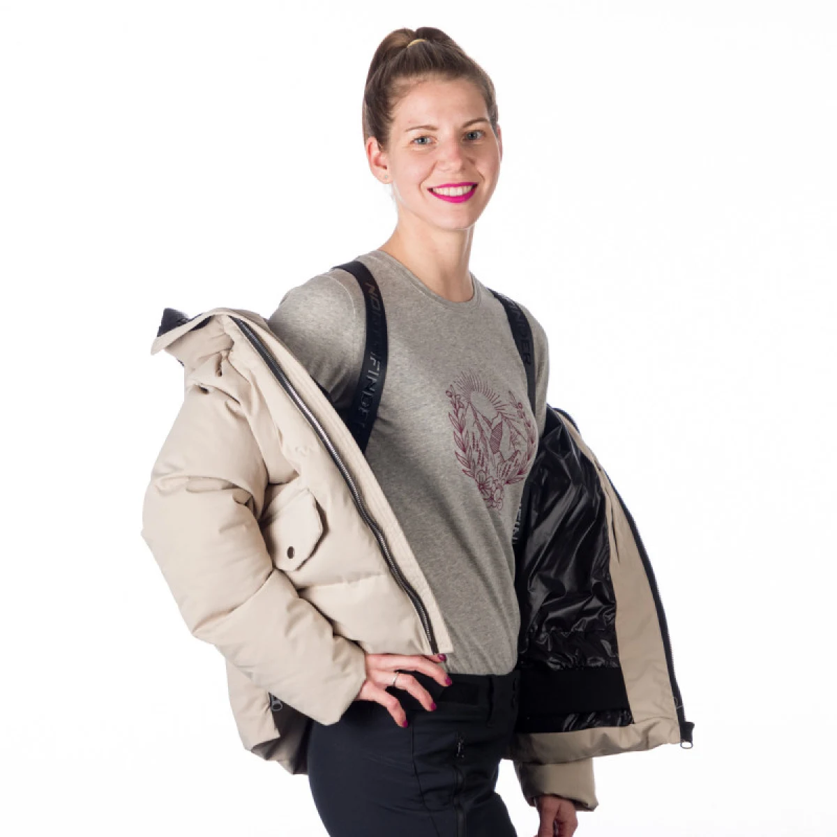 Dámská bunda NORTHFINDER RACHEL-502-beige · záber 3