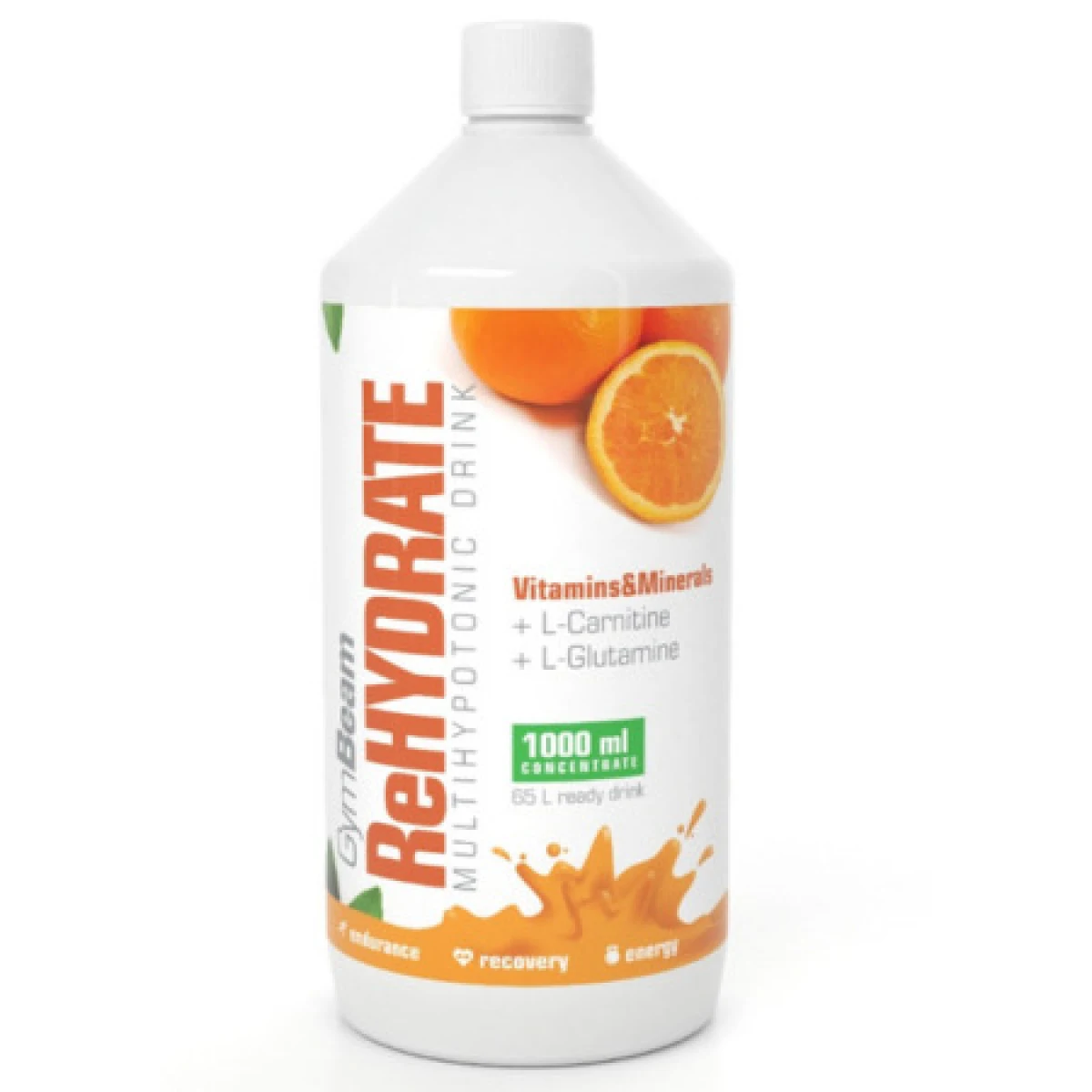 GYMBEAM Rehydrate koncentrát na prípravu hypotonického nápoja príchuť pomaranč 1000 ml · záber 1