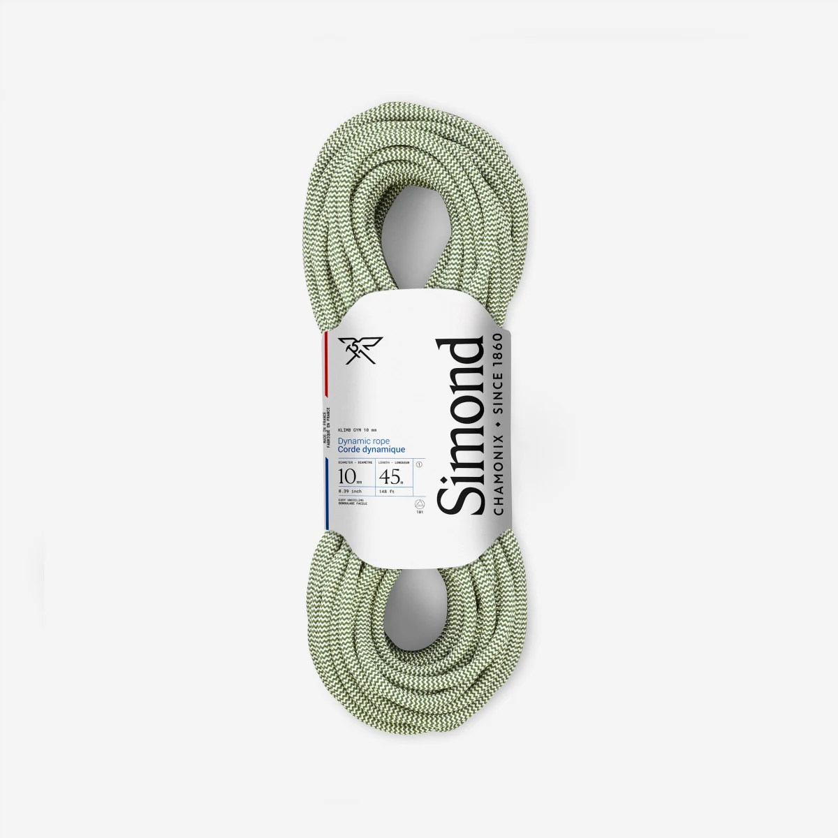 SIMOND Lano Klimb Gym na lezenie 10 mm × 45 m zelené bez · záber 1