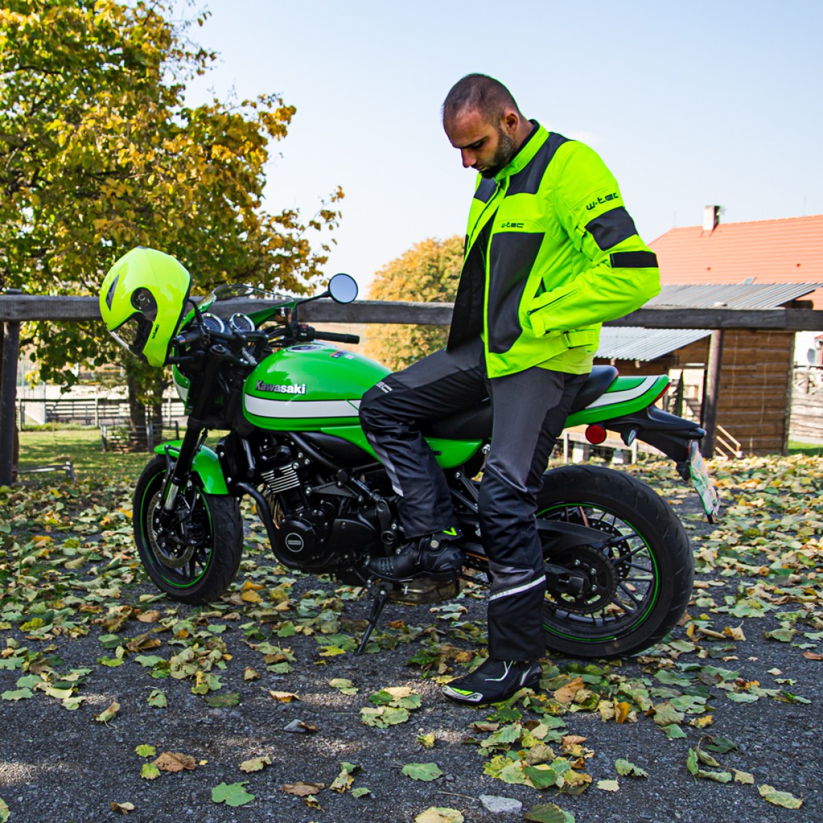 Pánska letná moto bunda W-TEC Fonteller - Veľkosť: S · záber 4