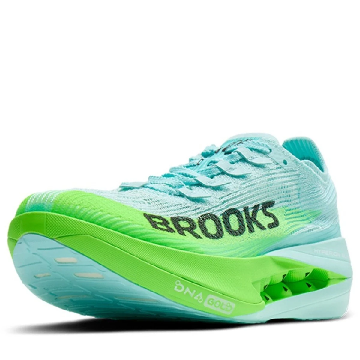 Pánska bežecká obuv BROOKS Hyperion Elite 5 M limpet black green gecko · záber 2