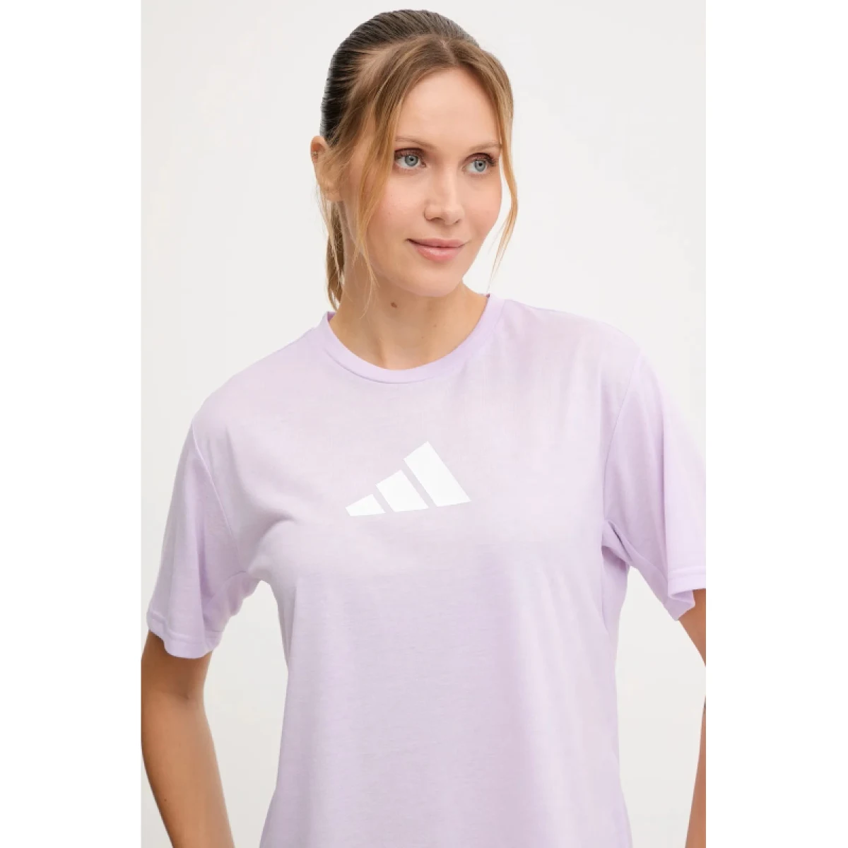 Dámské tréninkové tričko s krátkým rukávem ADIDAS WE BL TEE POWPLU · záber 5