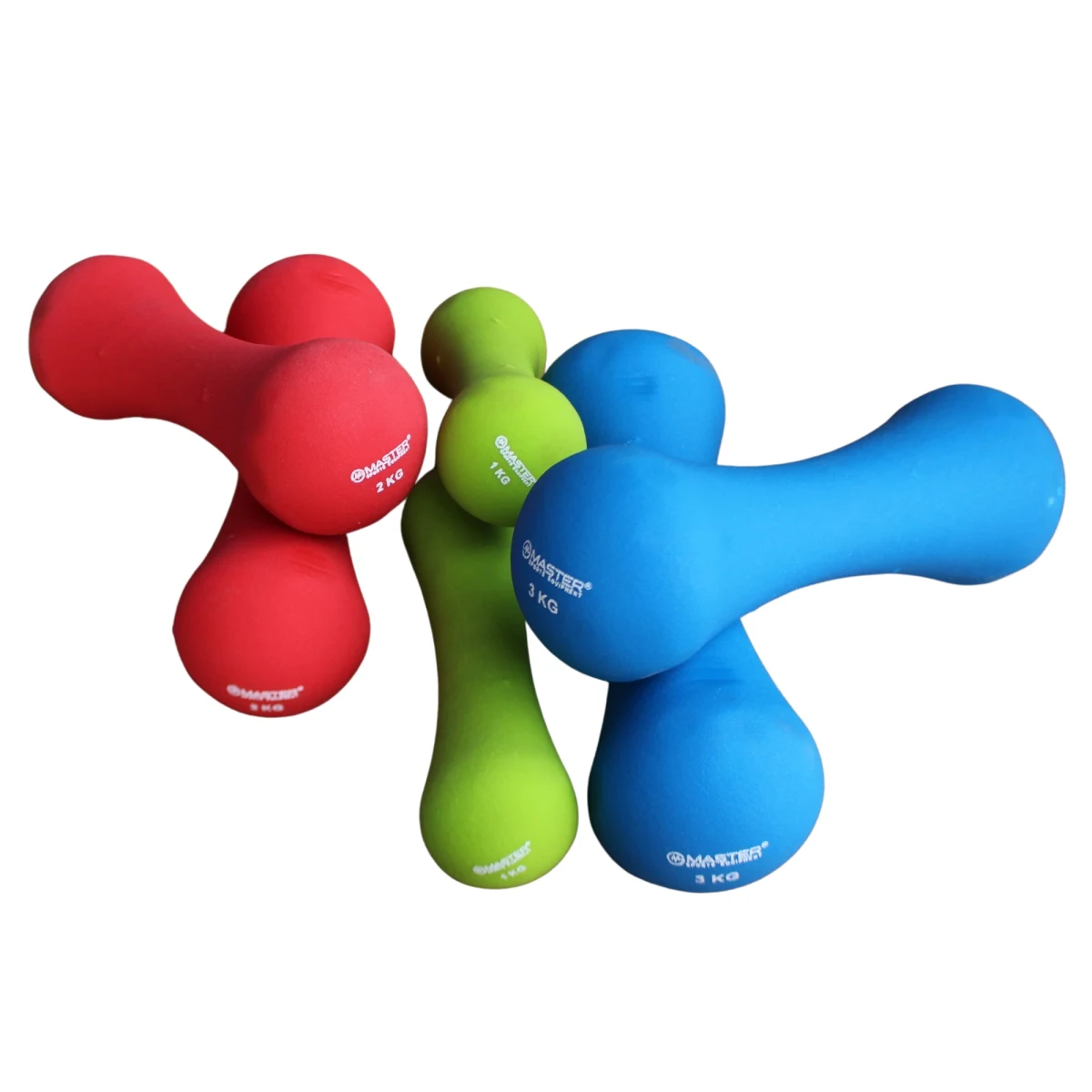 Sada neoprénových činek MASTER - 12 kg · záber 4