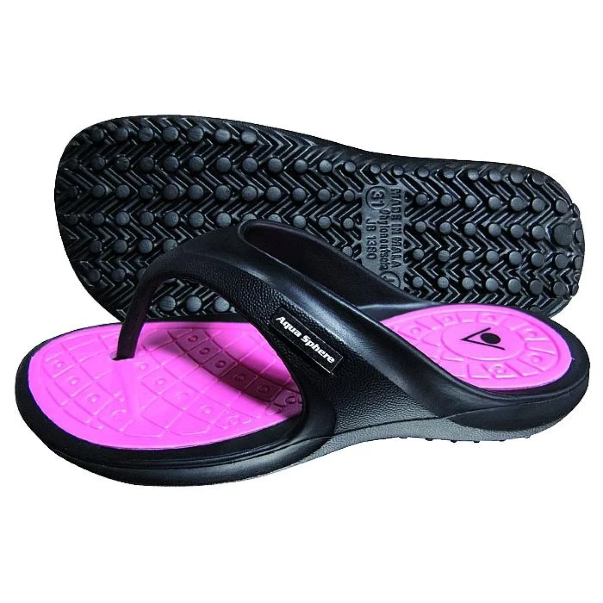 Aqua Sphere Dětské žabky TYRE - Velikost: 31 | Barva: Čierna · záber 1