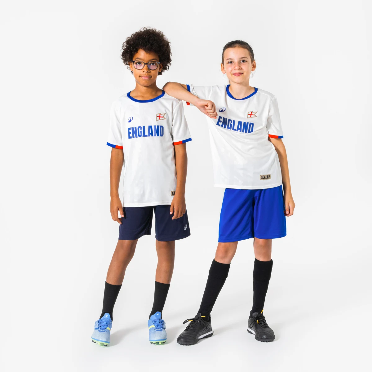KIPSTA Detský fanúšikovský futbalový dres Anglicko 7-8 r (123-130 cm) · záber 1