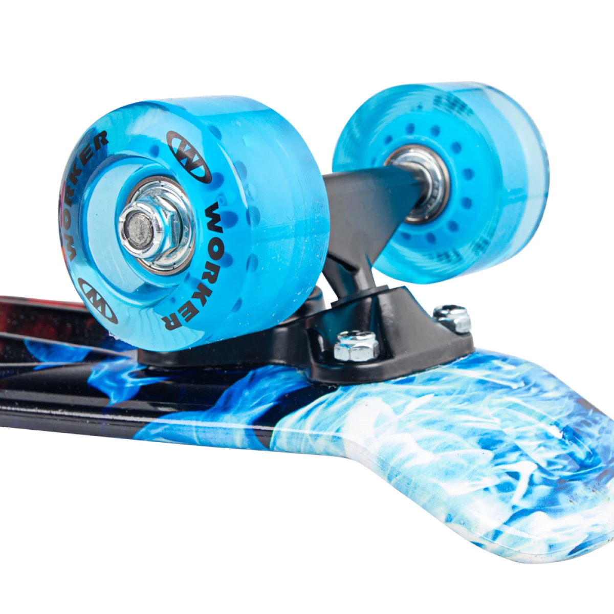 Mini pennyboard WORKER - Farba: zelená · záber 5