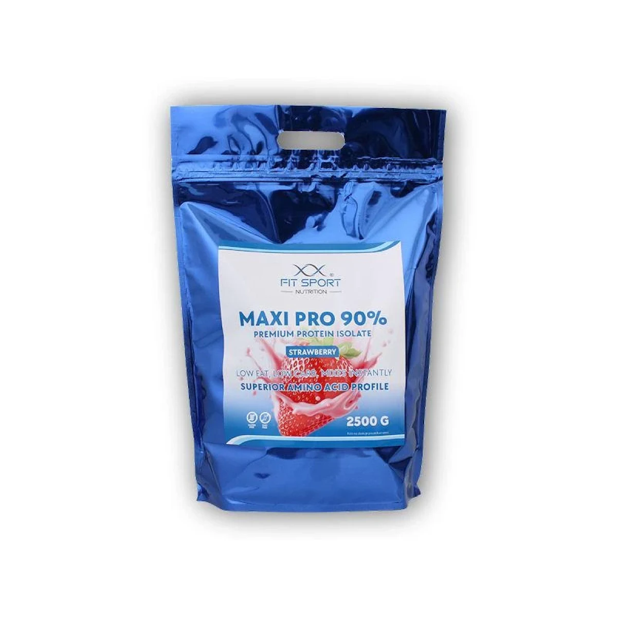 Fit Sport Nutrition Maxi Pro 90% 2500g - Barva: Vícebarevná | Příchuť: Chocolate · záber 1