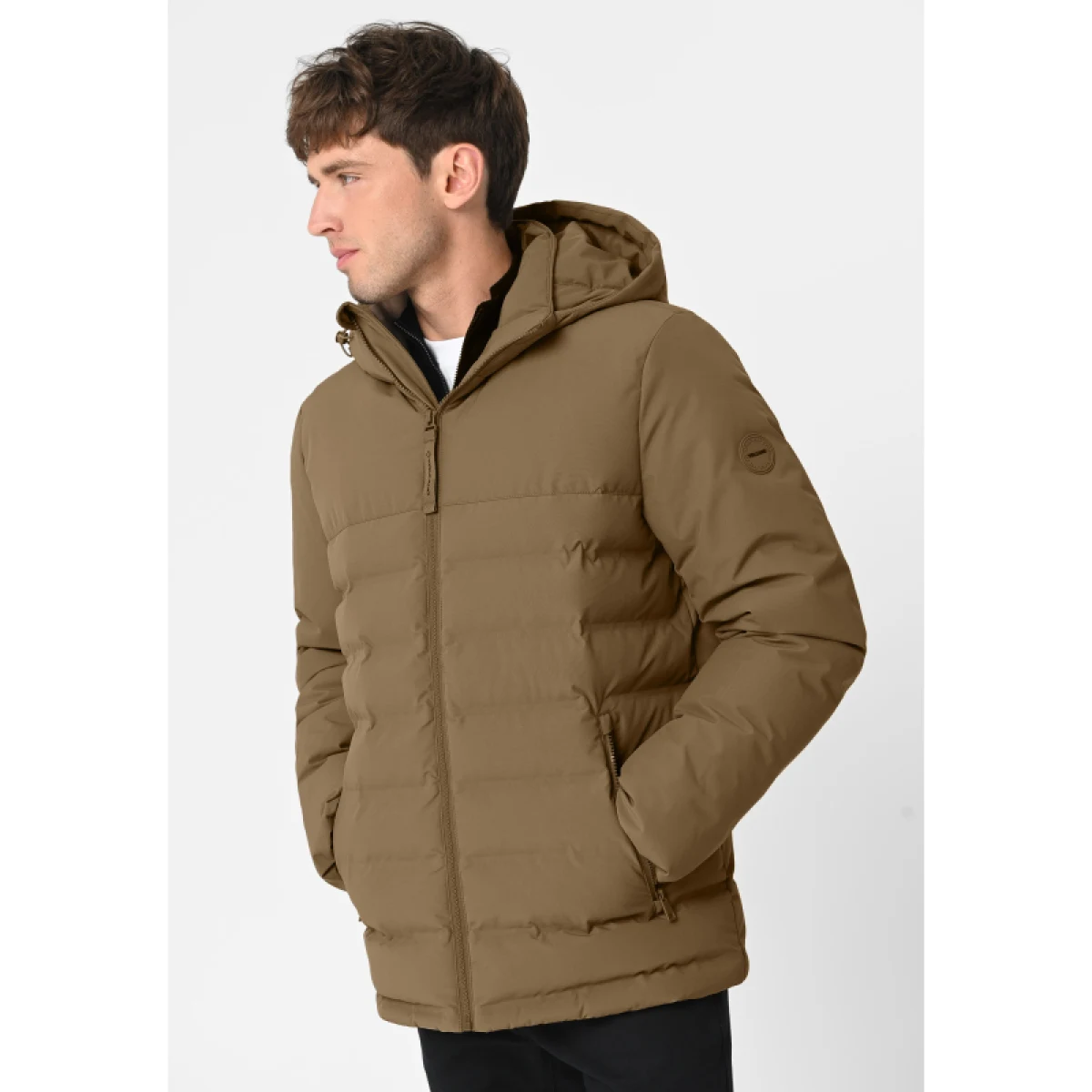 Pánská bunda VOLCANO J-GAWIR-102-BEIGE · záber 2