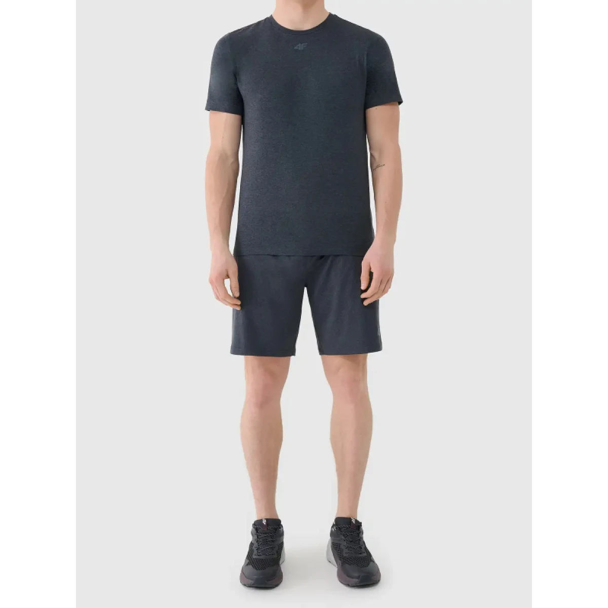 Pánské tréninkové kraťasy 4F SHORTS FNK M1277-22M-ANTHRACITE MELANGE · záber 3