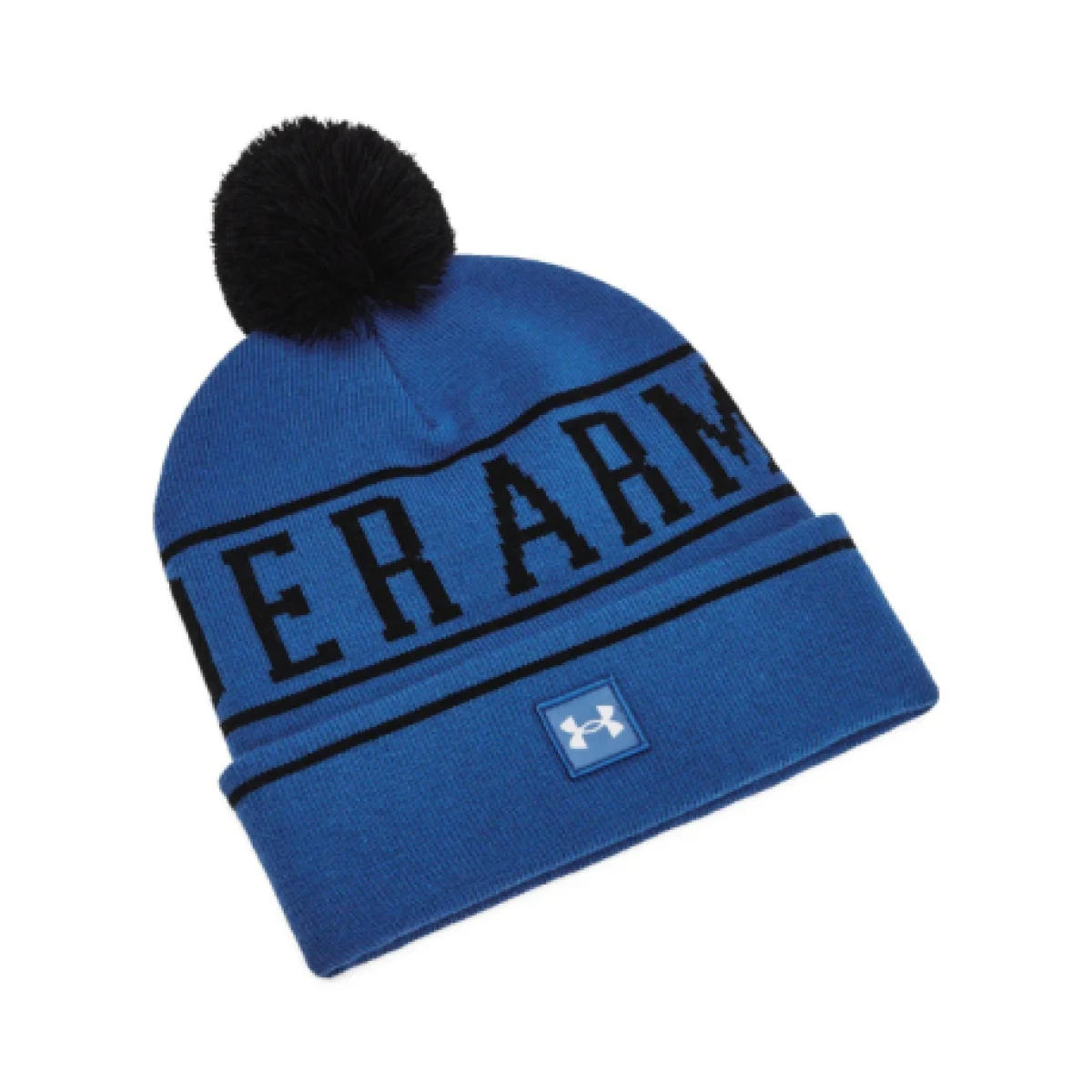 Pánská zimní čepice UNDER ARMOUR M Halftime Pom Beanie-BLU · záber 1