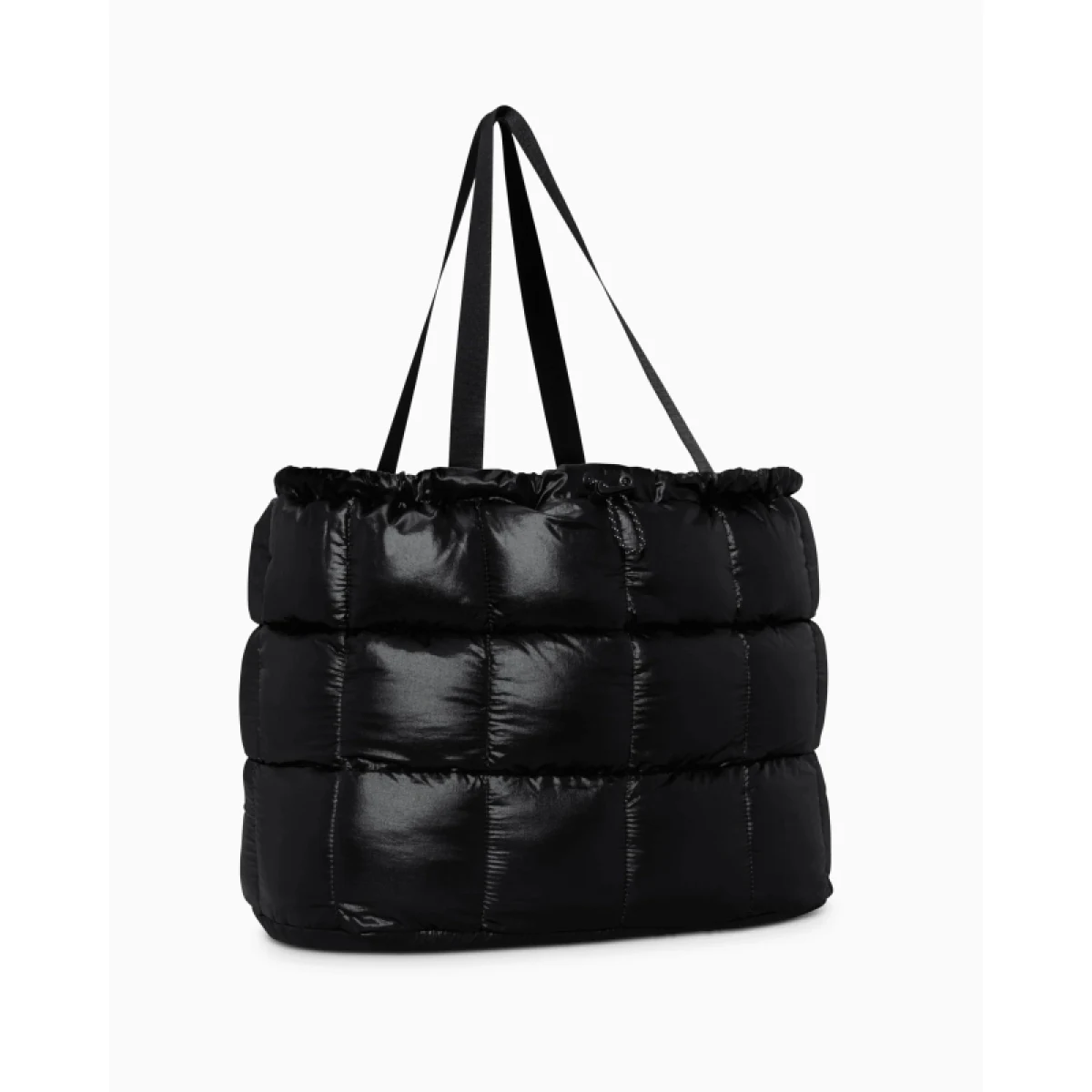 Dámska taška cez rameno NIKE Puffle Tote Bag 2.0 black iron grey black · záber 3