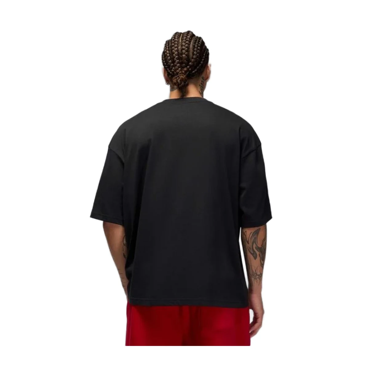 Pánske tričko s krátkym rukávom NIKE M J BRK JD AIR WM OVSZ CRW BLACK GYM RED · záber 3