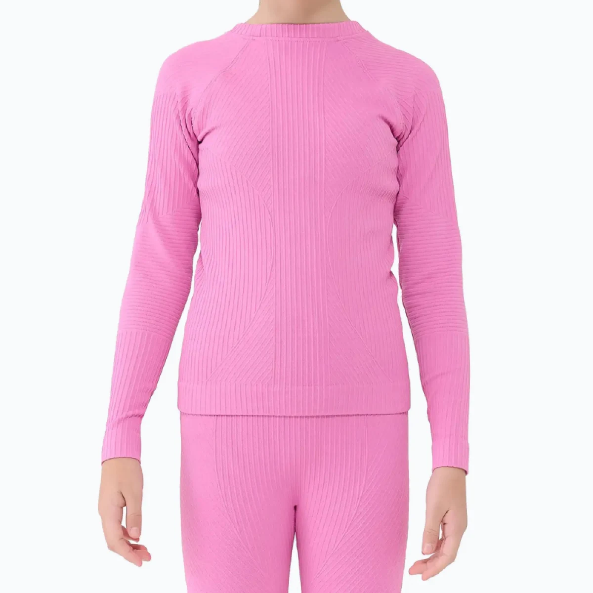 Dievčenské termoprádlo vrchný a spodný diel 4F JUNIOR SEAMLESS UNDERWEAR F251-4FJWAW25USEAF251-55S-HOT PINK · záber 3