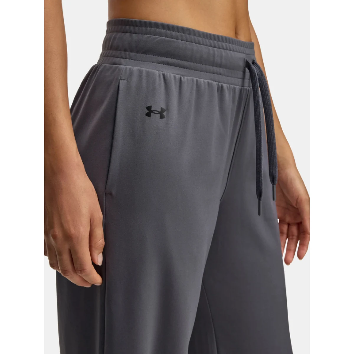 Dámské tepláky UNDER ARMOUR Motion Open Hem Pant-GRY · záber 2