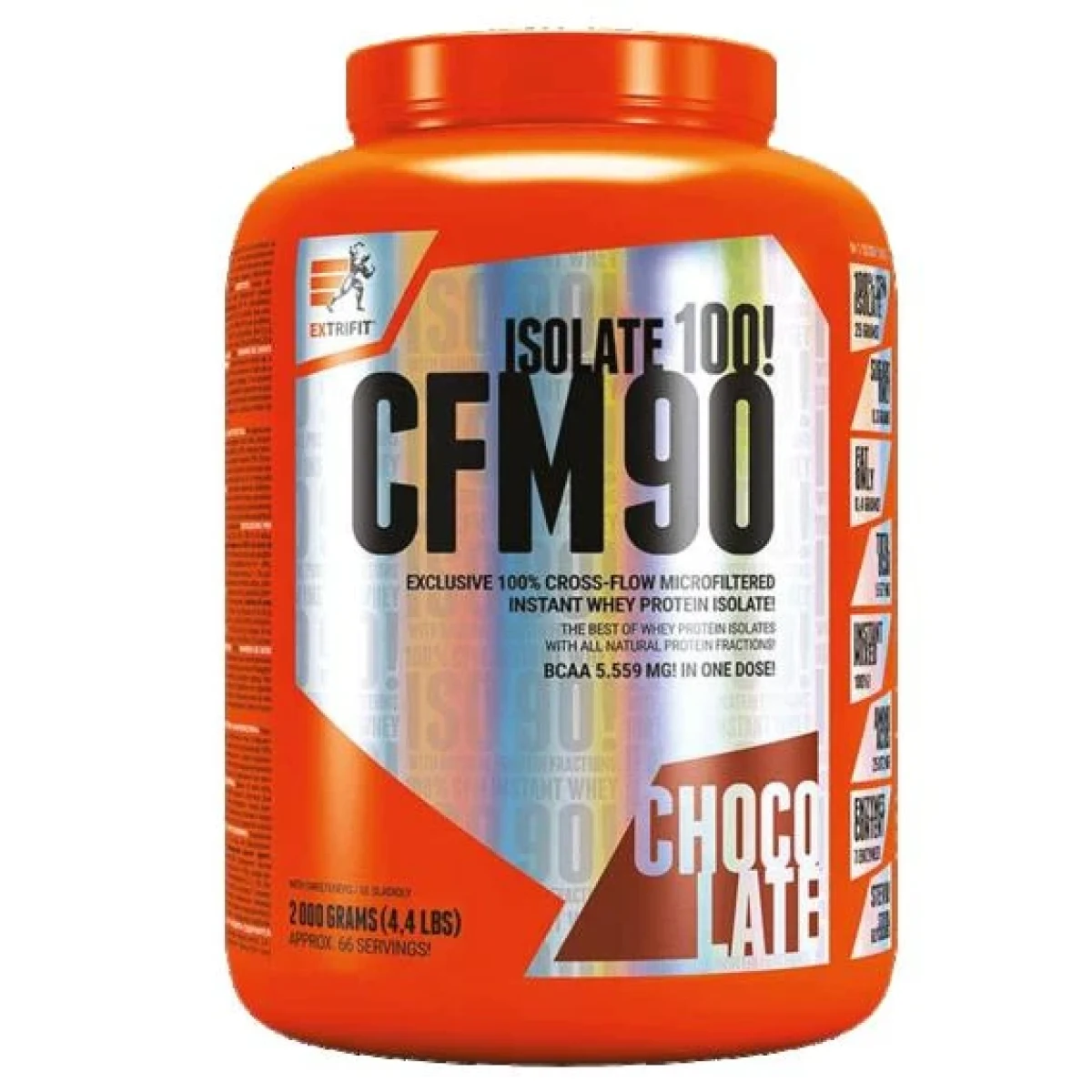 Extrifit Whey 100! CFM 90 Instant Whey ISO 90 2000g · záber 2