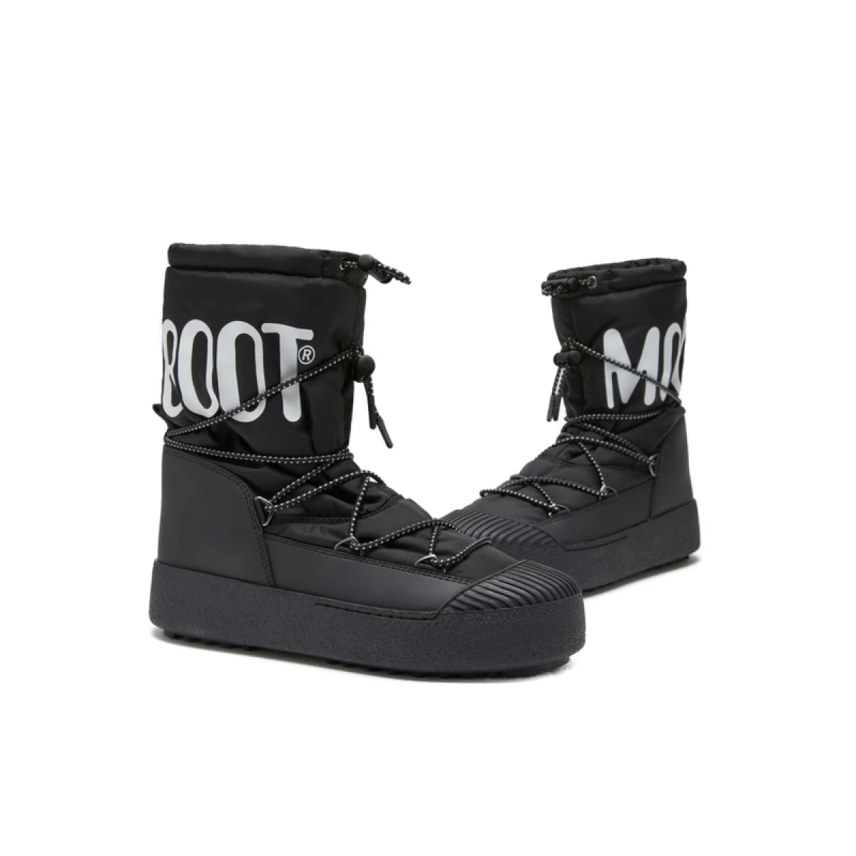 Pánské vysoké zimní boty MOON BOOT MB MTRACK POLAR NYLON, N001 BLACK · záber 2