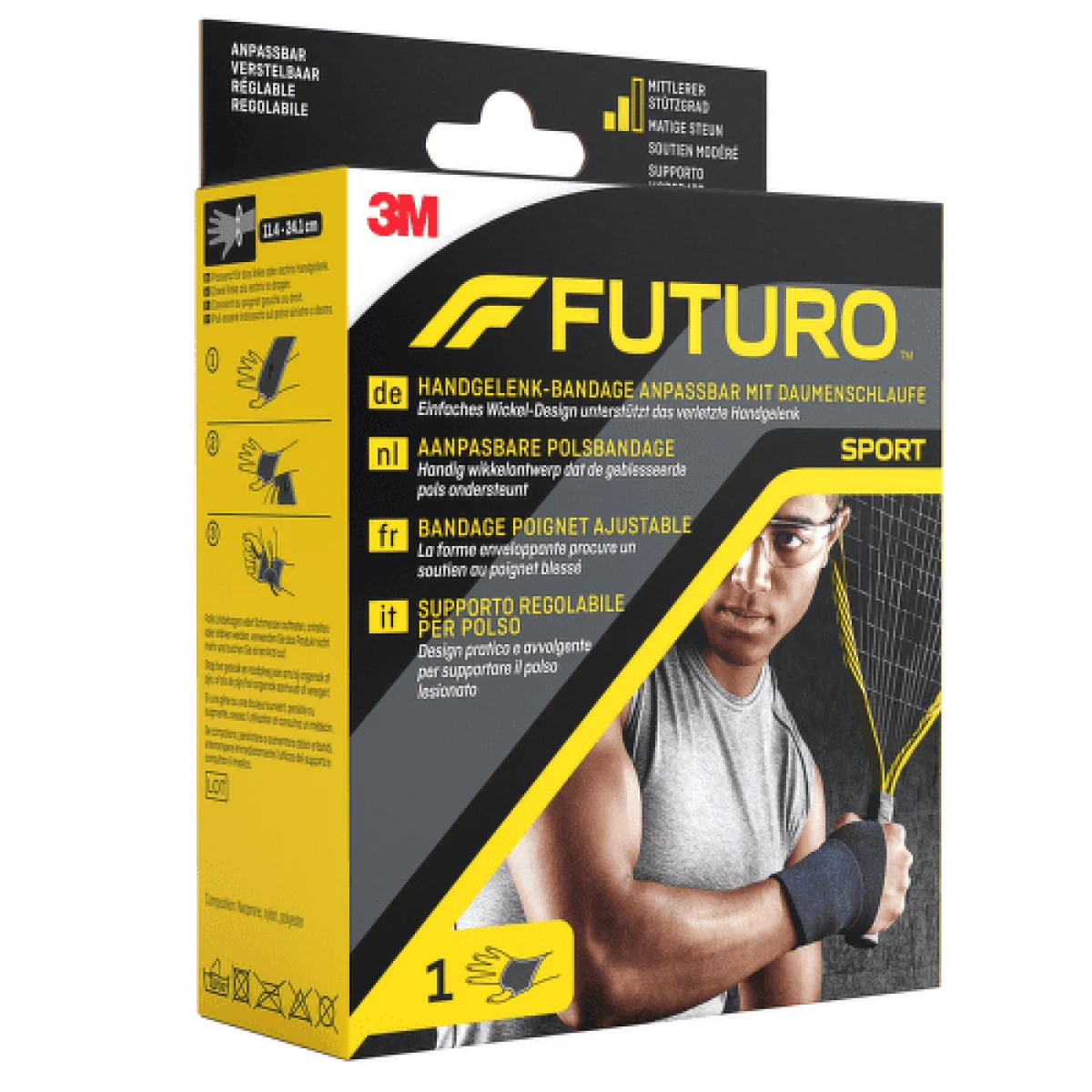 3M FUTURO Sport bandáž na zápästie 1 kus · záber 1