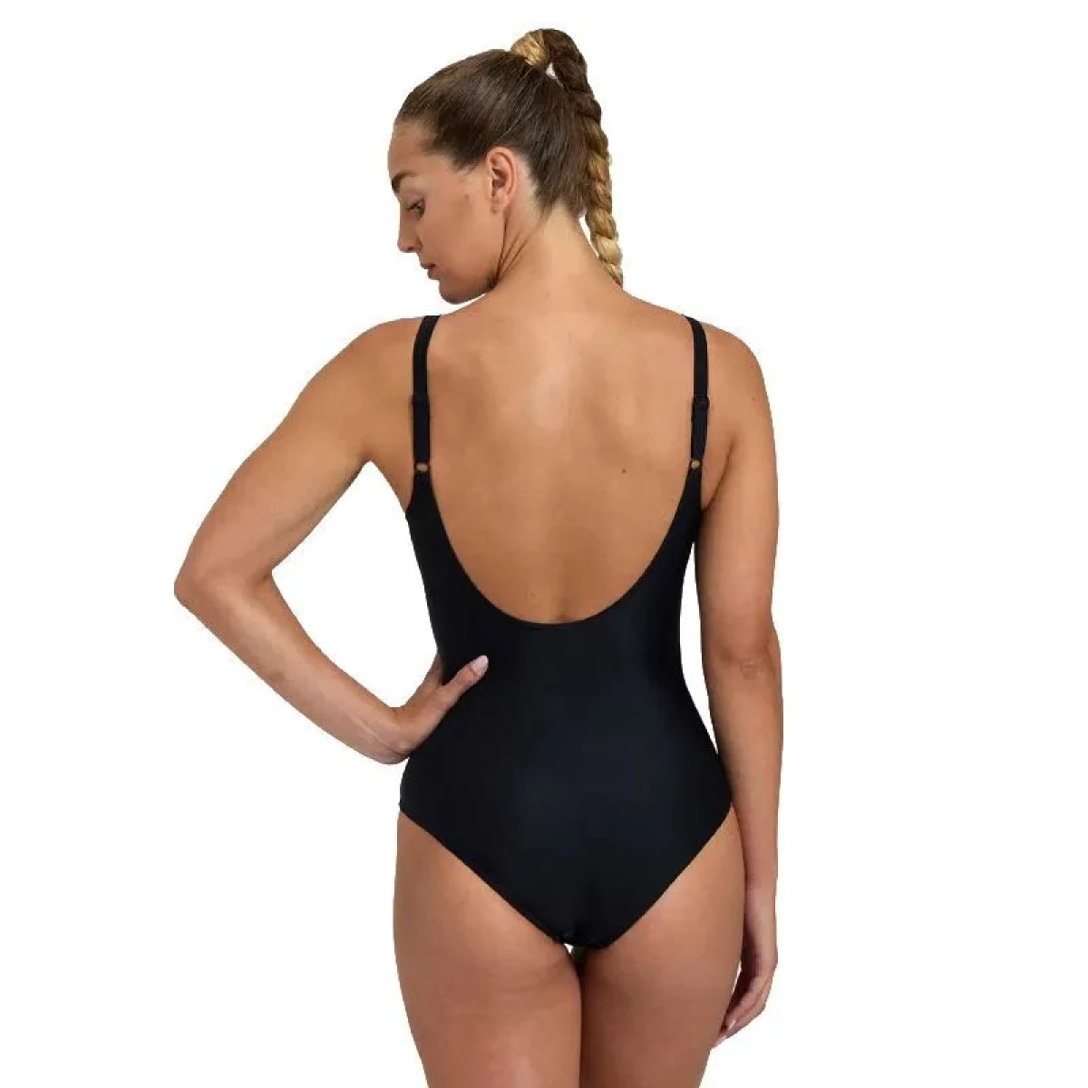 Dámské plavecké jednodílné plavky ARENA WO IMPRINT SWIMSUIT U BACK B · záber 2