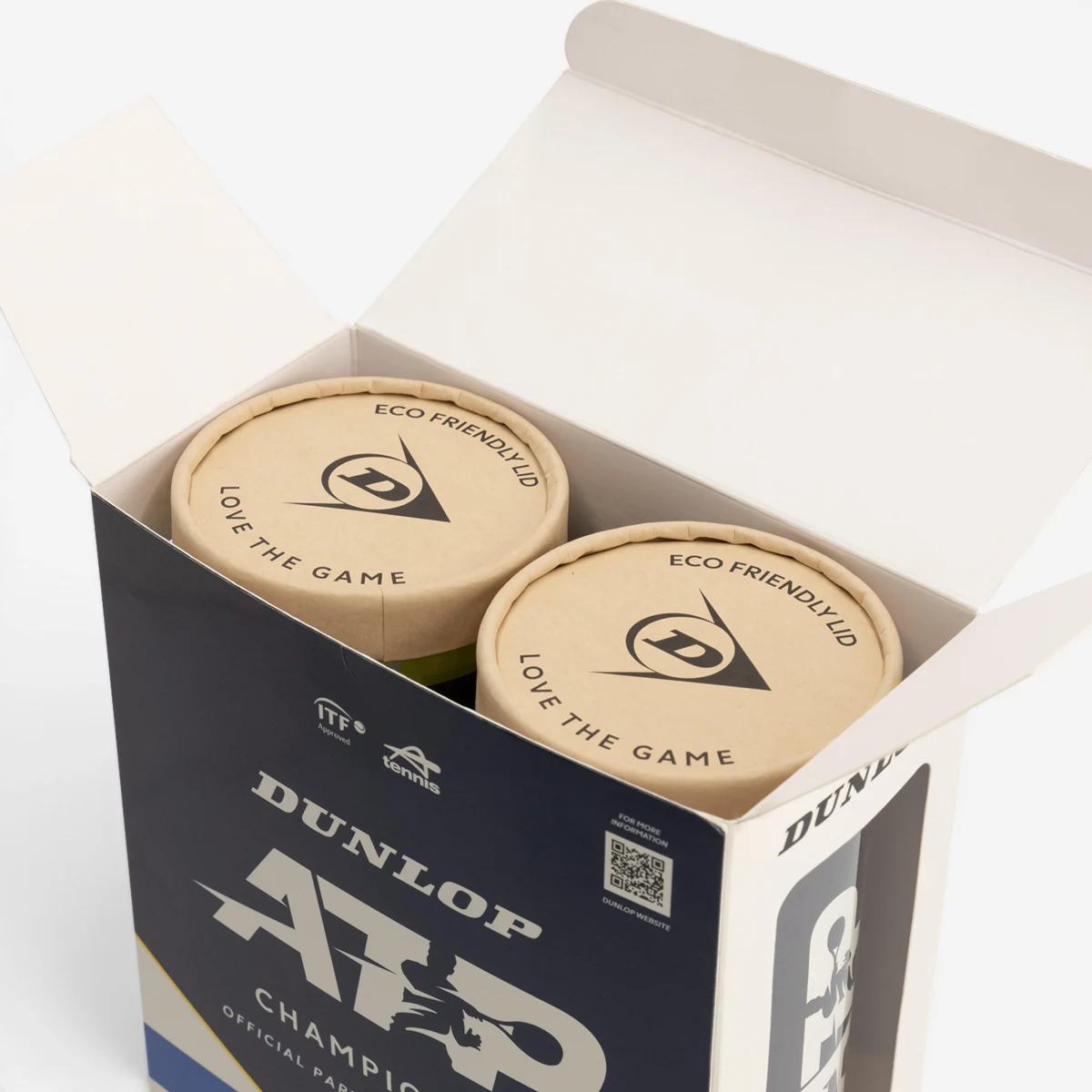DUNLOP DUNLOP ATP Championship tenisové loptičky medium dvojbalenie bez · záber 2