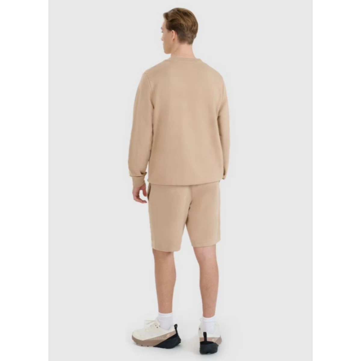 Pánské teplákové kraťasy 4F SHORTS CAS M571-83S-BEIGE · záber 5