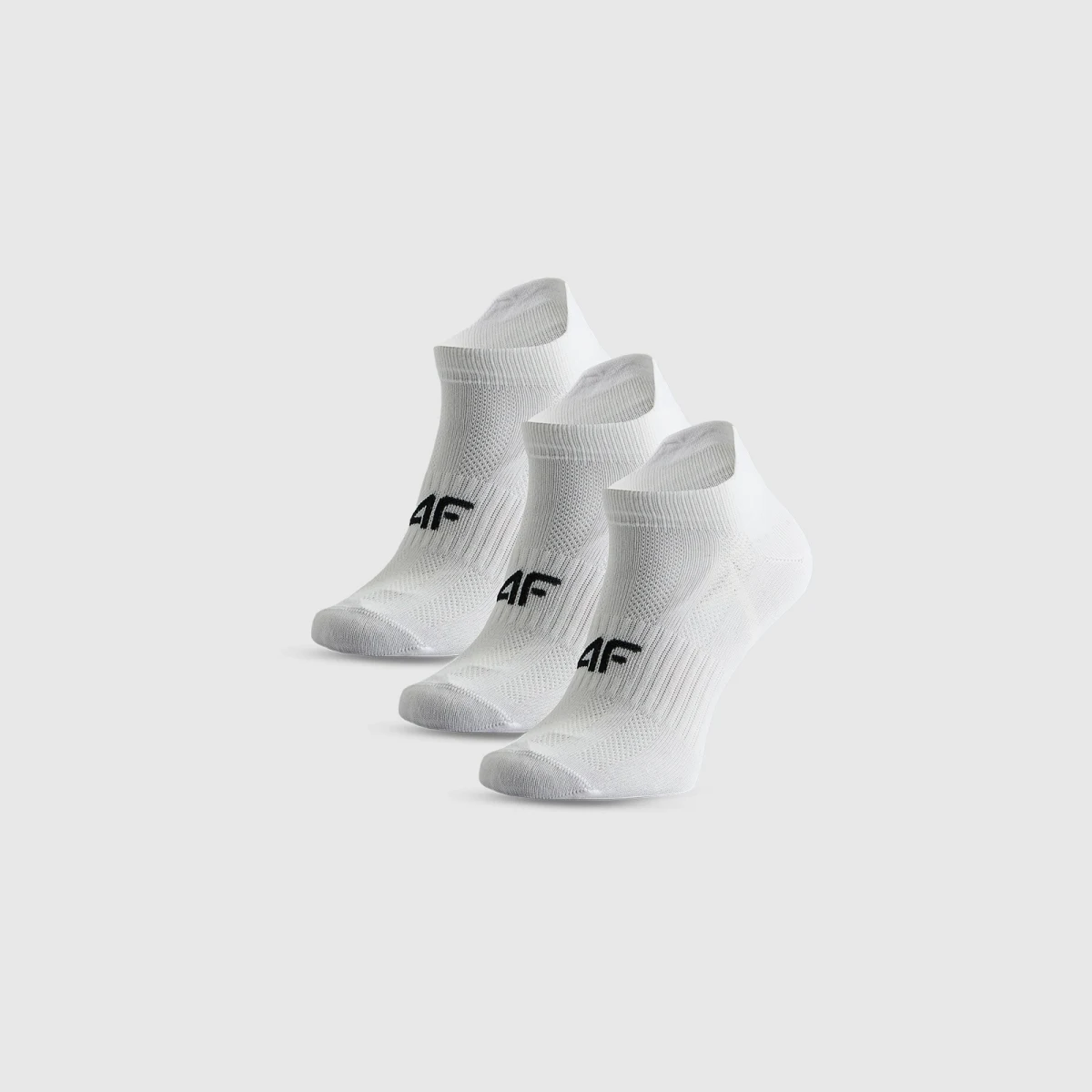 Dívčí sportovní kotníkové ponožky (3-pack) - bílé · záber 1