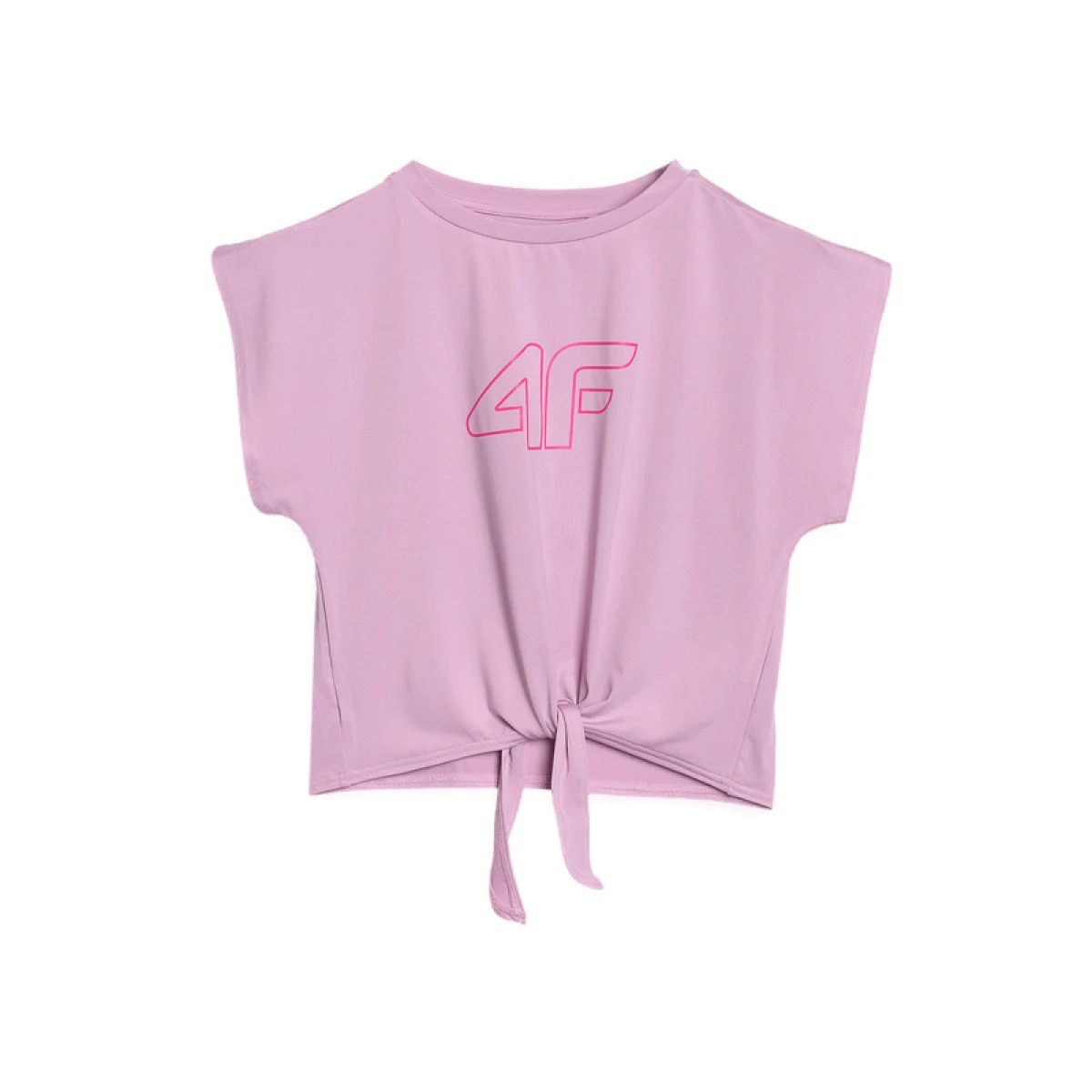 Dívčí tréninkové tričko s krátkým rukávem 4F JUNIOR TSHIRT FNK F1184-56S-LIGHT PINK · záber 5