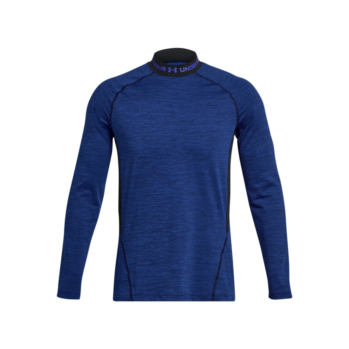 Pánské kompresní tričko s dlouhým rukávem UNDER ARMOUR UA CG Armour Twist Mock-BLU · záber 5