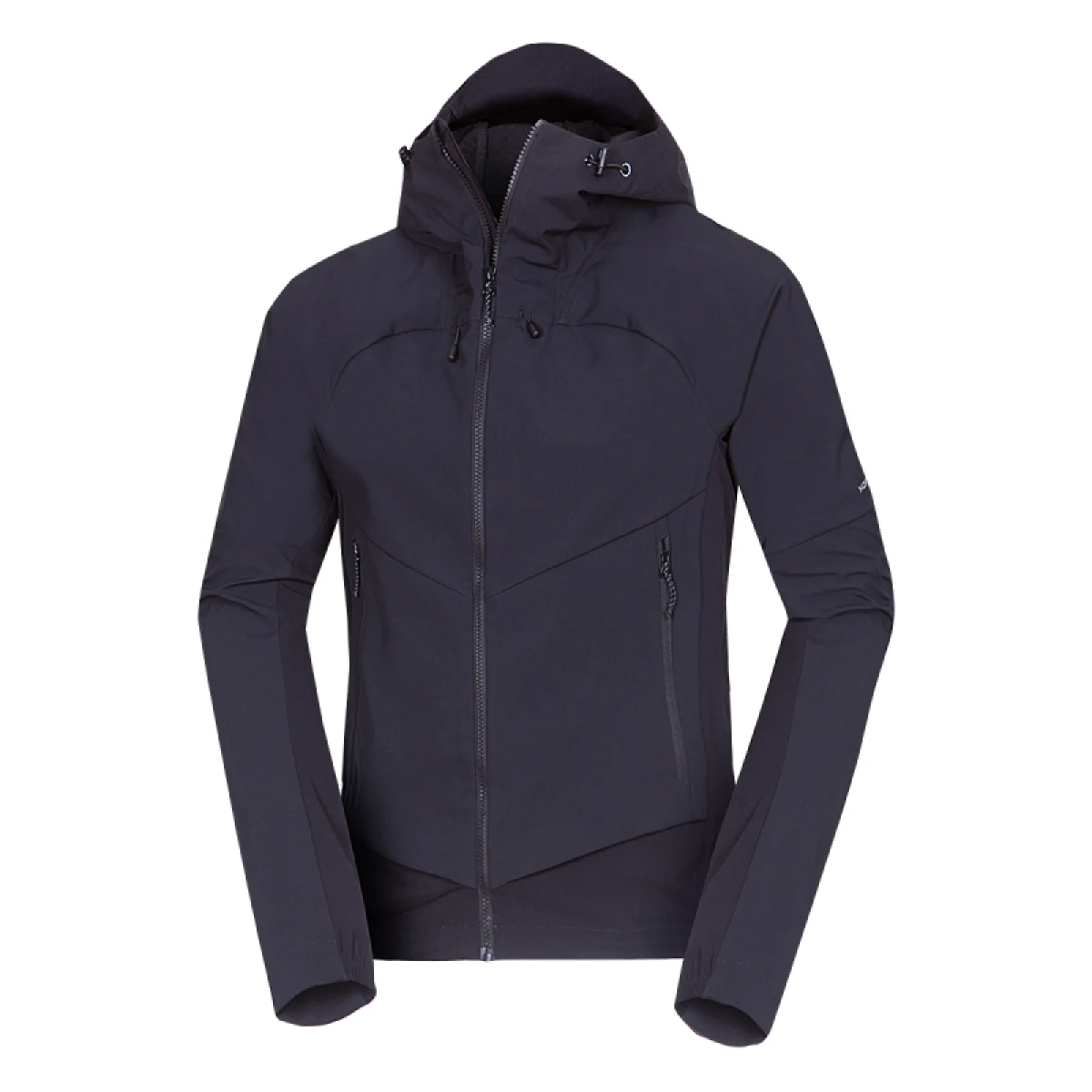 Pánská turistická softshellová bunda NORTHFINDER CIRO-269black · záber 4
