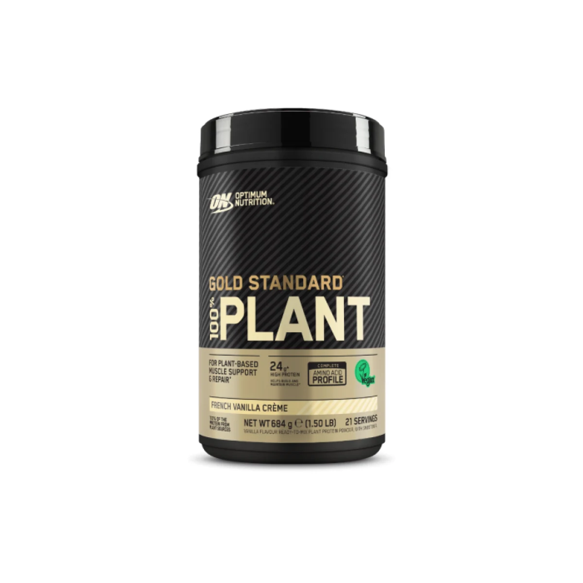 Gold Standard 100% Plant - Optimum Nutrition - Вкус: Ванилия | Тегло: 0,68 g | Опаковка: 6 · záber 1