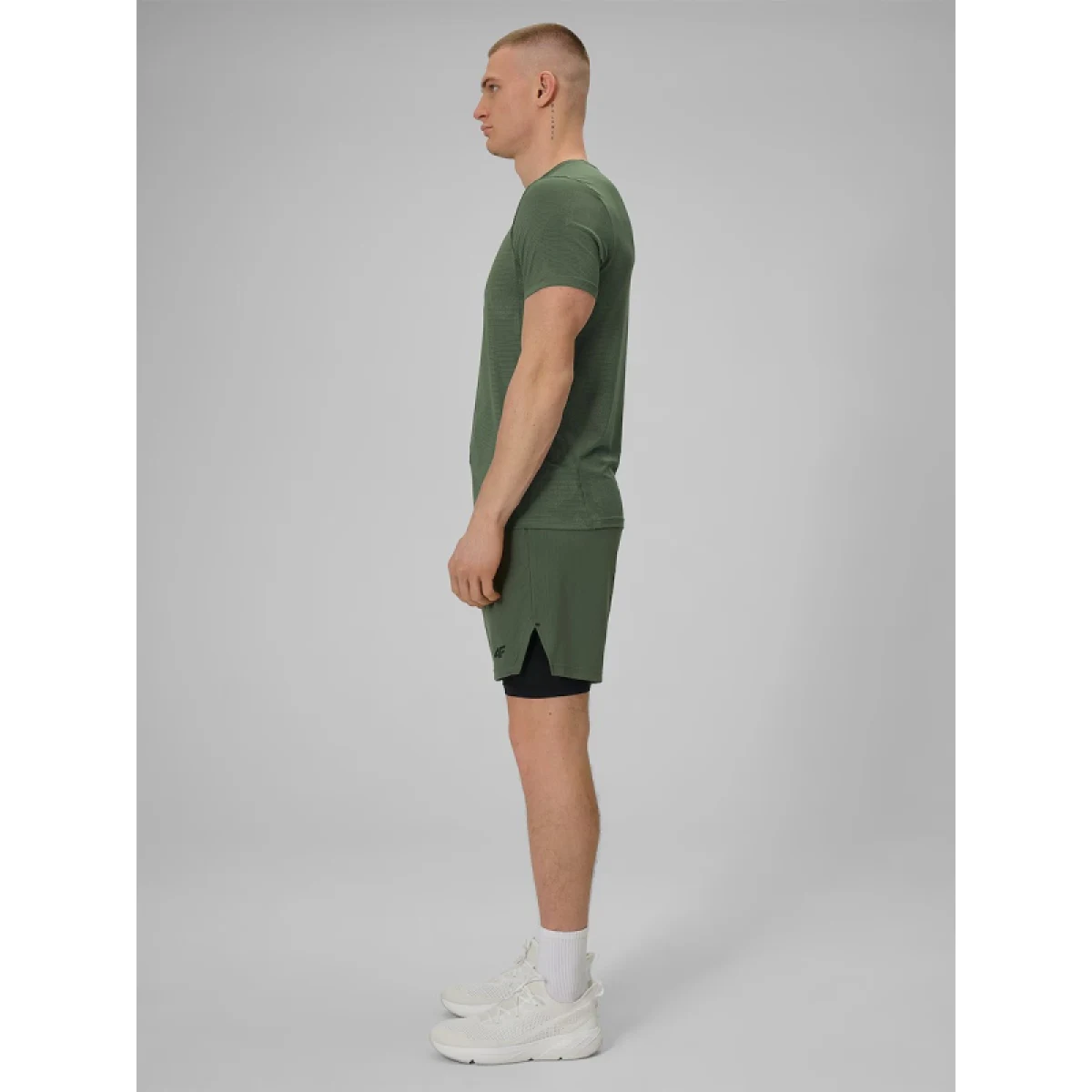 Pánské tréninkové kraťasy 4F SHORTS FNK M1259-43S-KHAKI · záber 5
