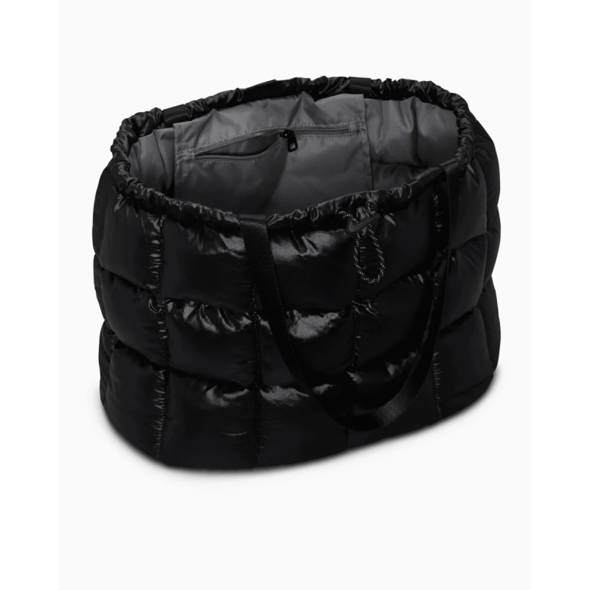 Dámska taška cez rameno NIKE Puffle Tote Bag 2.0 black iron grey black · záber 4