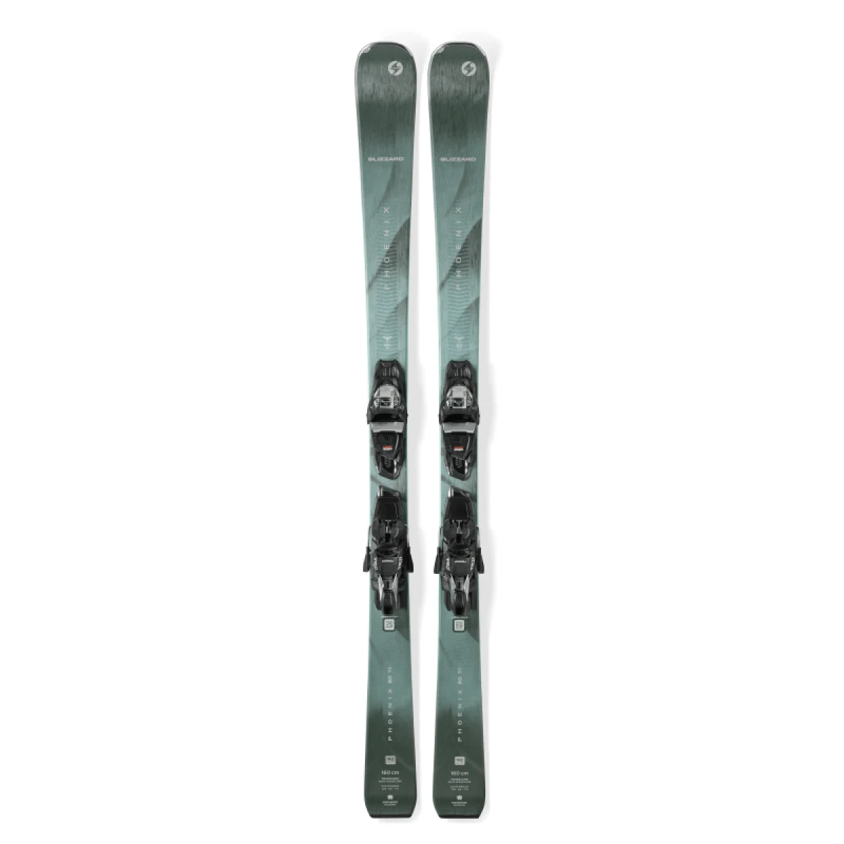 Dámske lyže na zjazdovku - on piste s viazaním BLIZZARD Phoenix 80 TI + TP 11 Light W, green · záber 2