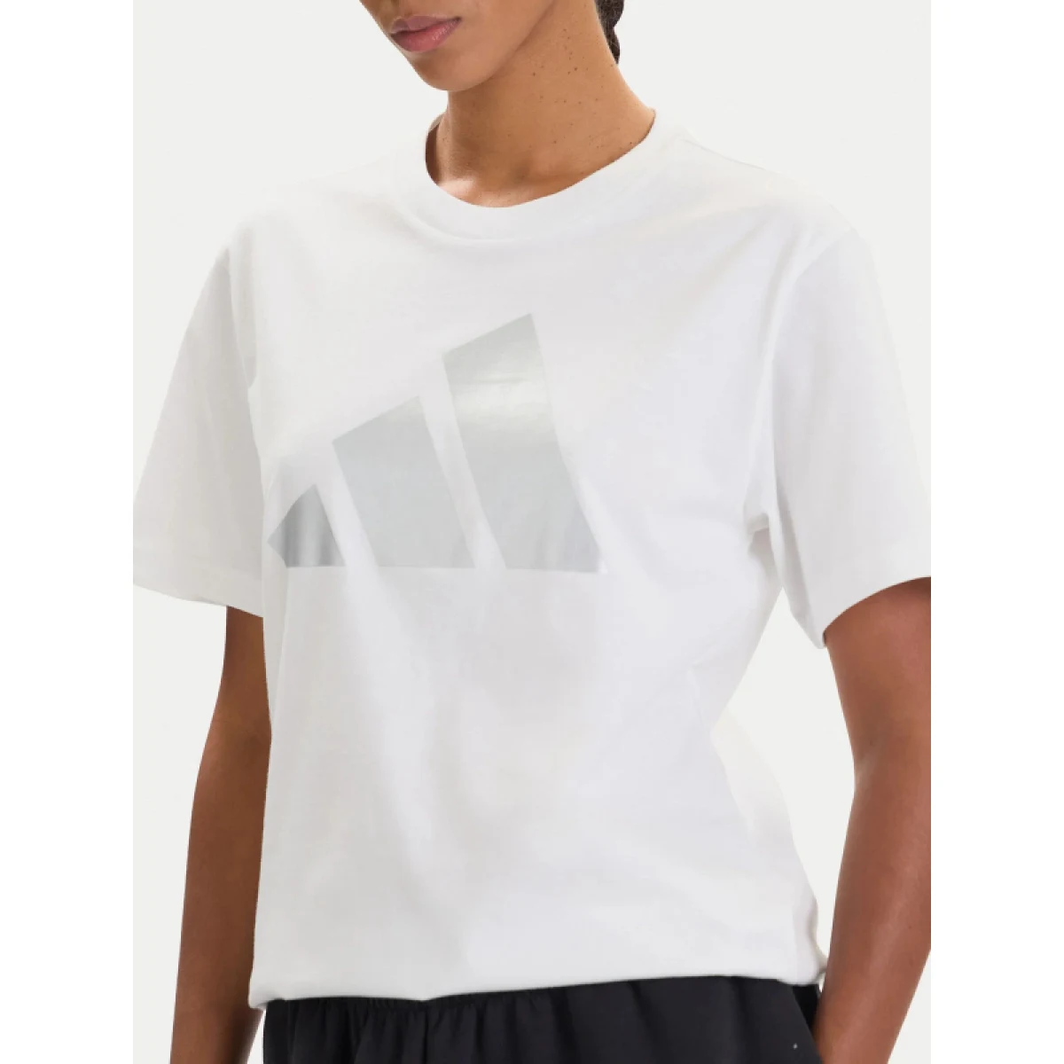 Dámske tričko s krátkym rukávom ADIDAS W C HOL MET T WHITE · záber 5