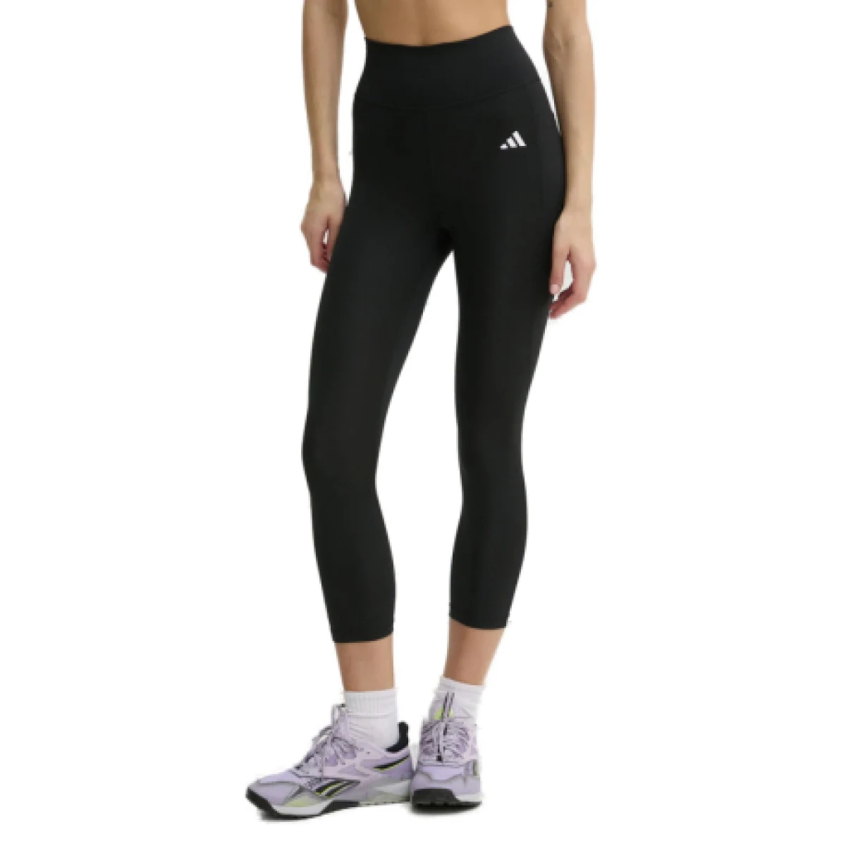 Dámske tréningové 3 4 nohavice ADIDAS OPT ESS ST 3 4 BLACK · záber 1