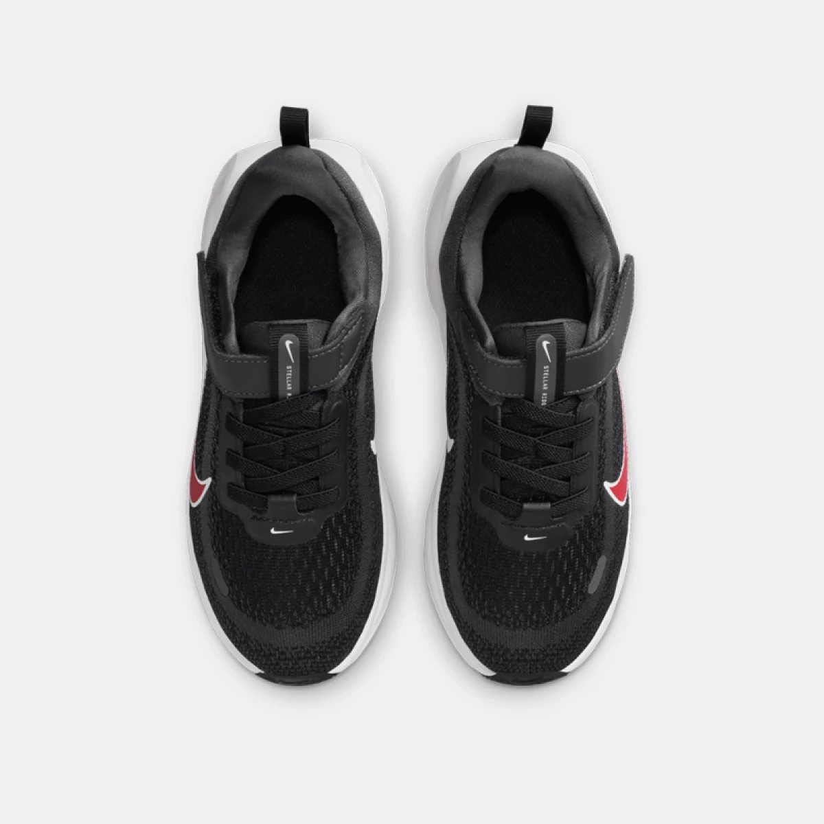 Chlapčenská športová obuv (tréningová) NIKE Stellar Ride K black university red anthracite - Farba: čierna | Pohlavie: Detské · záber 5