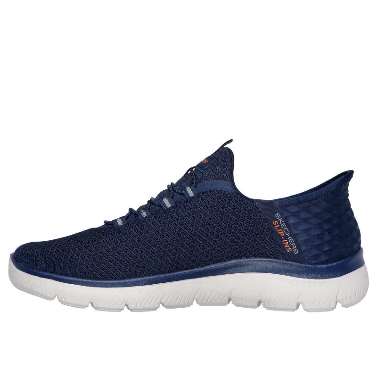 Pánská rekreační obuv SKECHERS Summits High Range Slip-Ins M navy white · záber 3