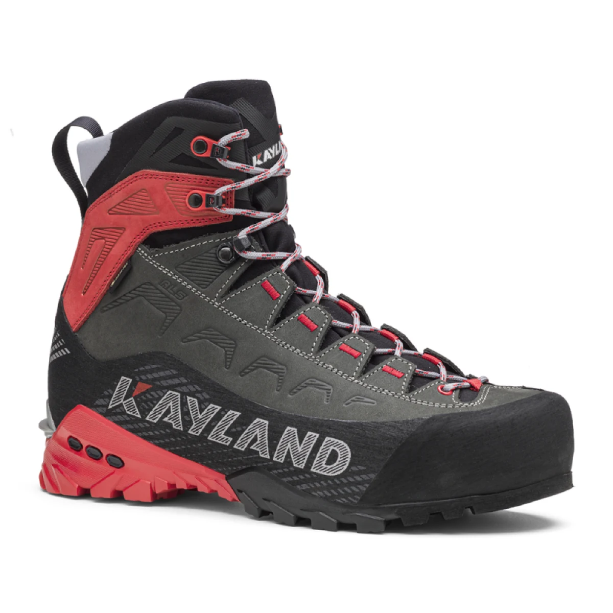 Pánská vysoká turistická obuv KAYLAND Stellar Nubuck Gtx, Grey Red · záber 2