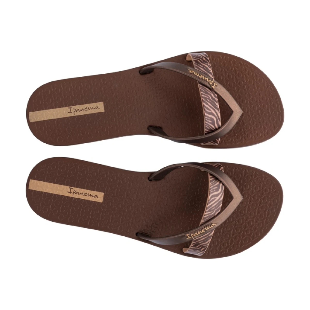 Női papucsok (strandcipők) IPANEMA Kirei Chic W brown bronze beige · záber 5