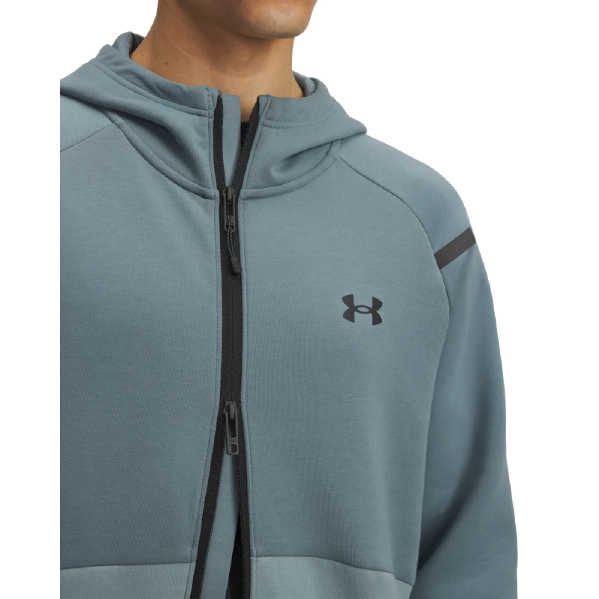 Pánská zateplená mikina se zipem UNDER ARMOUR UA Unstoppable Flc FZ HD EU · záber 3