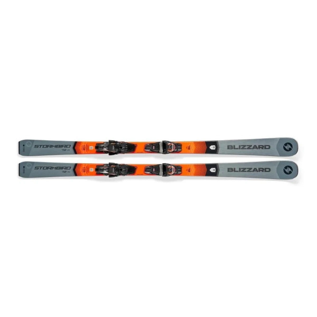 Sjezdové lyže - on piste s vázáním BLIZZARD Stormbird 72 TI + TP 11 Light DEMO, grey orange · záber 7
