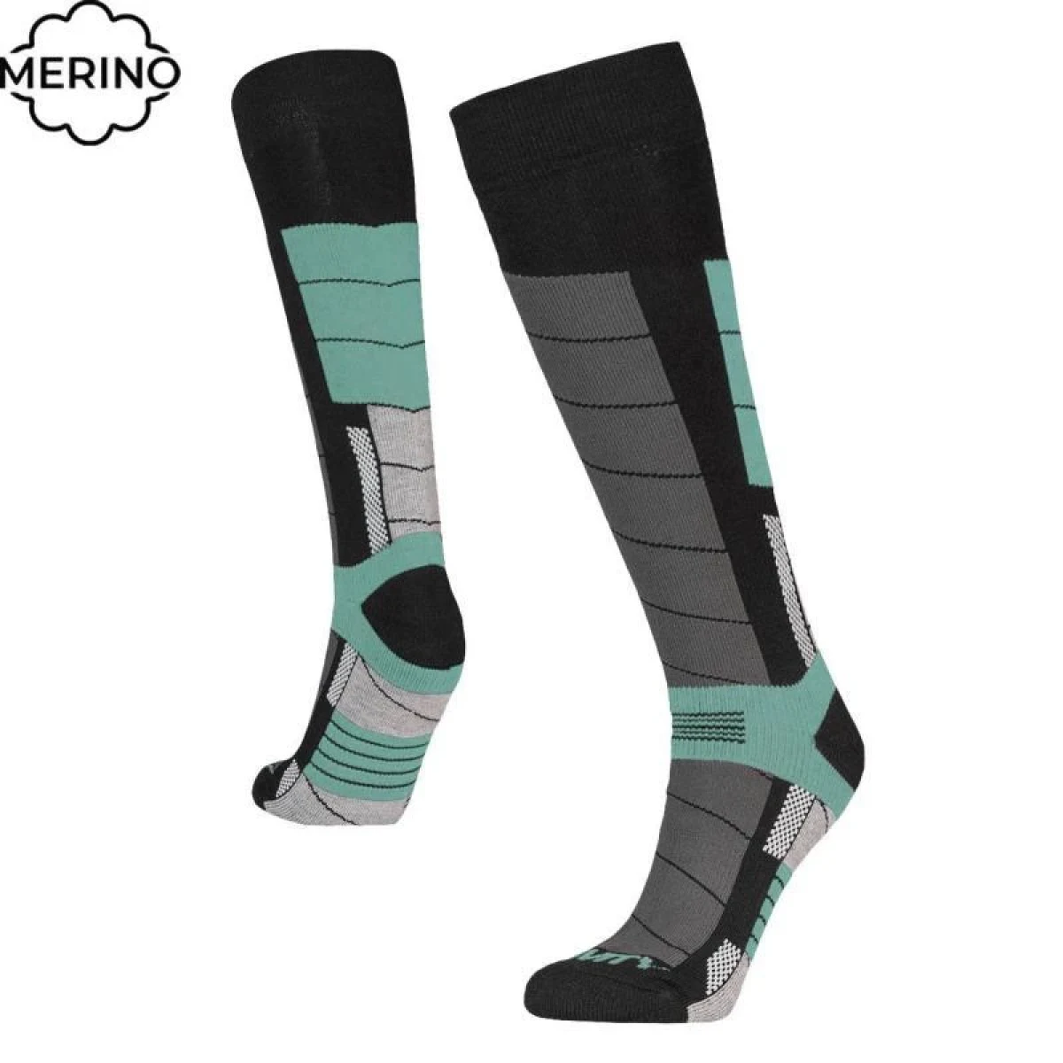 Gravity Nico black/mint dámské zimní podkolenky POUZE EU 36-39,5 (VÝPRODEJ) · záber 1