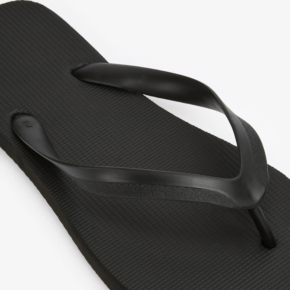 DECATHLON Pánske žabky 100 čierne 41-42 · záber 2