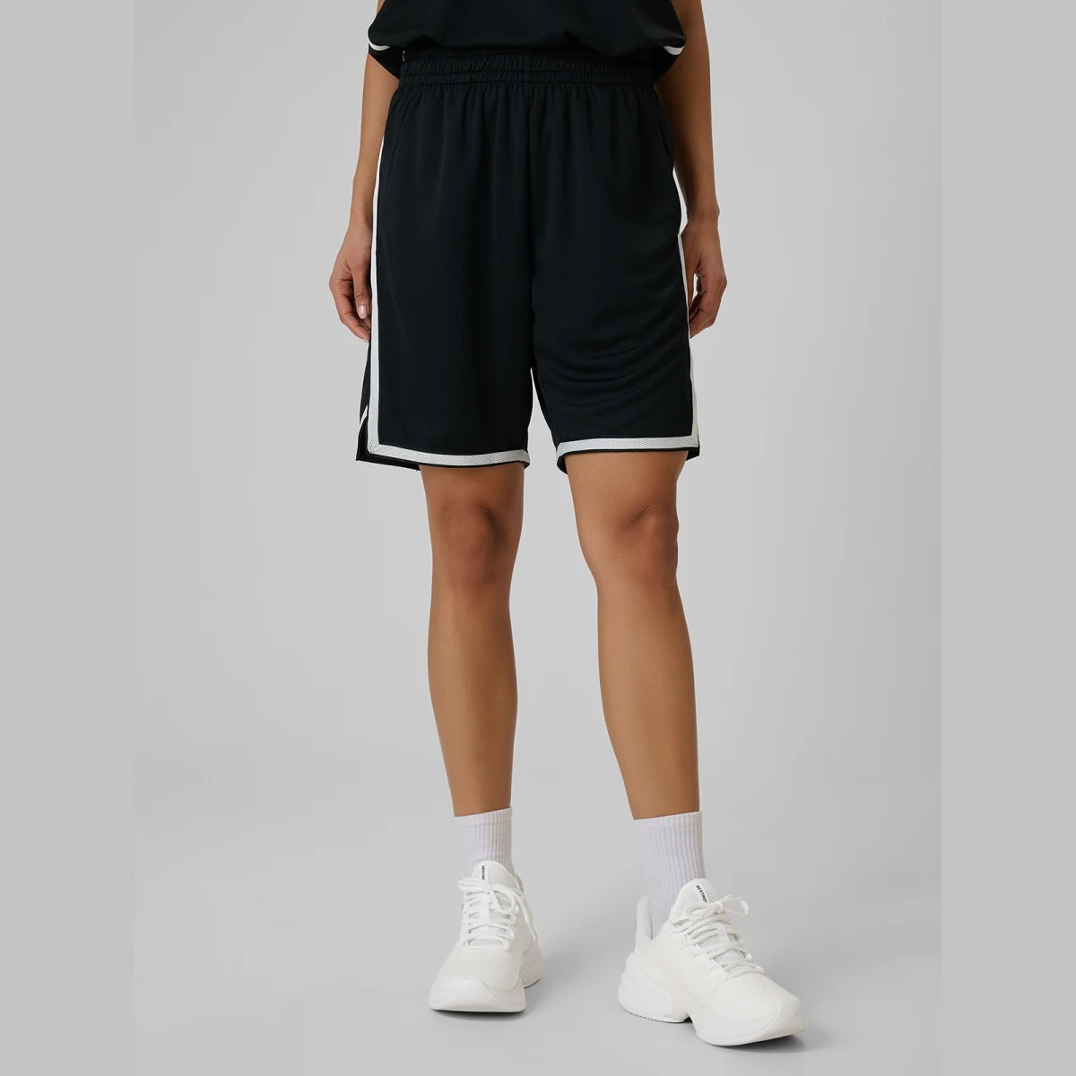 Unisex rychleschnoucí basketbalové kraťasy - černé · záber 2