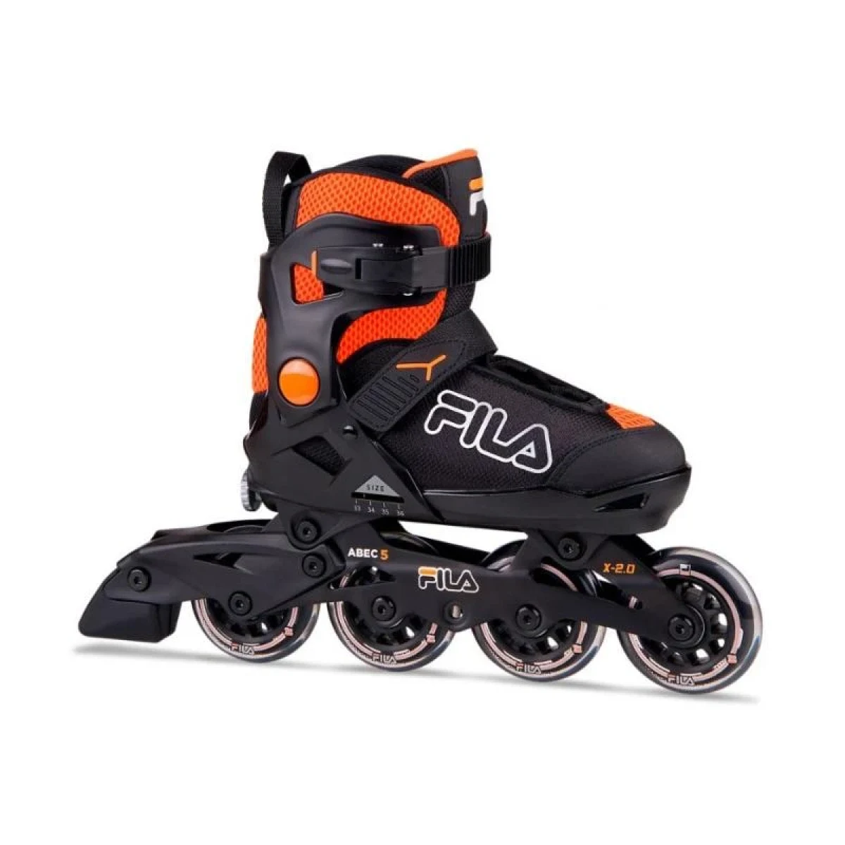 Fila X 2.0 Black/Orange - Velikost: 29-32 | Barva: Čierna · záber 1