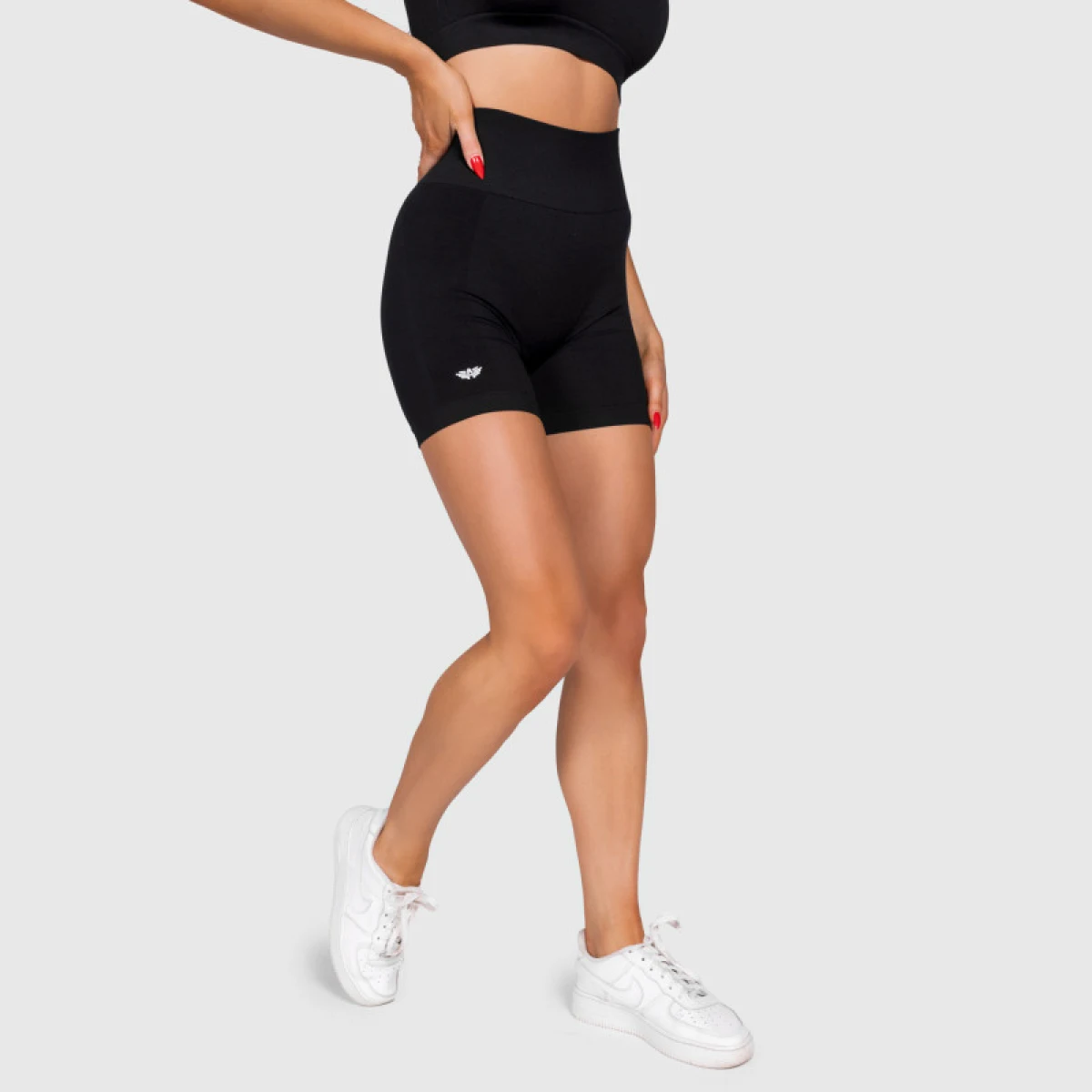 Dámske kraťasy Iron Aesthetics Uplift, čierne · záber 5