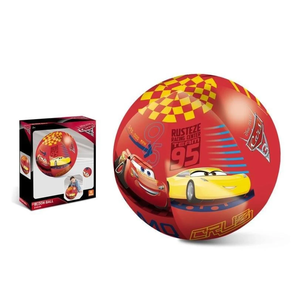 Mondo Nafukovací míč 13426 Cars 40 cm · záber 1