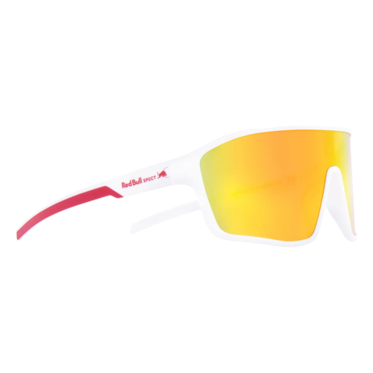 Sluneční brýle RED BULL SPECT DAFT-002, white, brown with red revo, CAT 3, 137-130 · záber 5