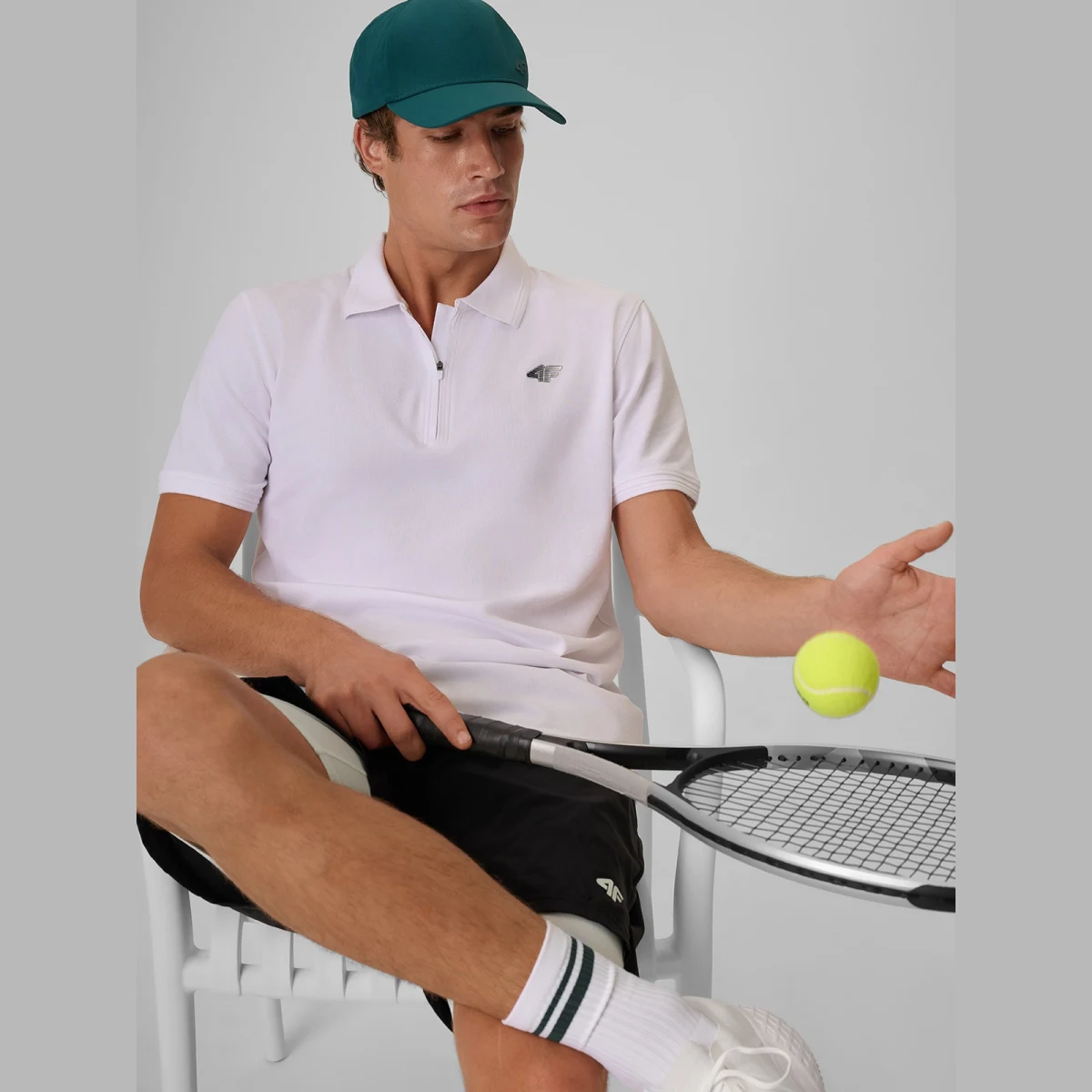 Pánske polo tričko regular - biele - Farba: biela | Pohlavie: Pánske · záber 9
